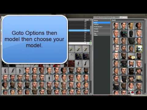 how to change player model skin gmod